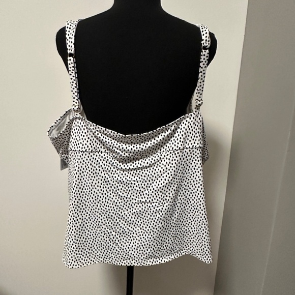 *FRESHWATER* Plus White x Black Underwire Swim Top Size 3X NWT - Picture 4 of 9